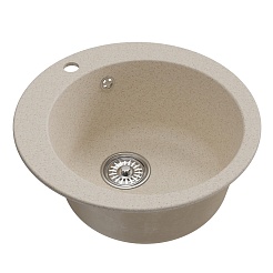 Mixline Мойка кухонная ML-GM13 бежевая – фотография-2